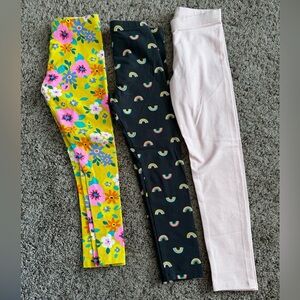 Girls Floral, Rainbow, and Solid Leggings